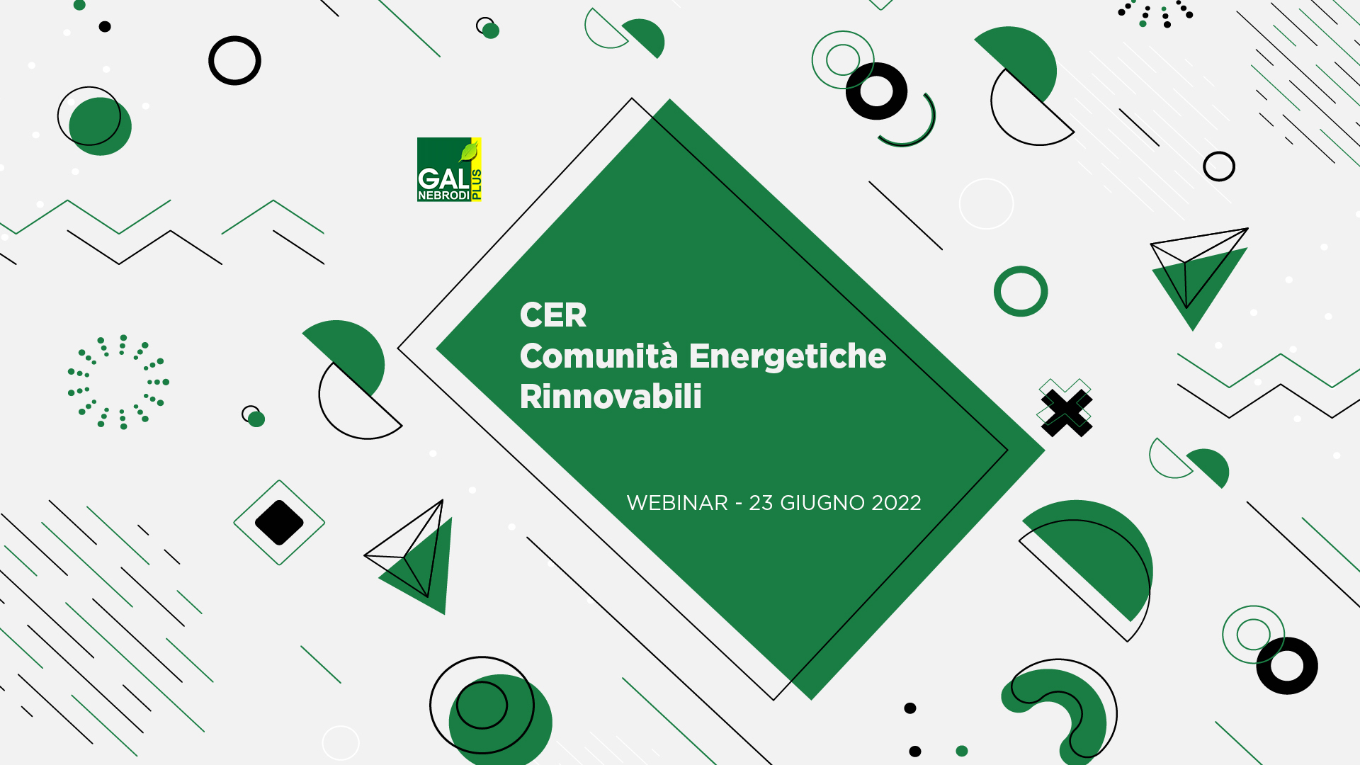 Webinar – CER Comunità Energetiche Rinnovabili