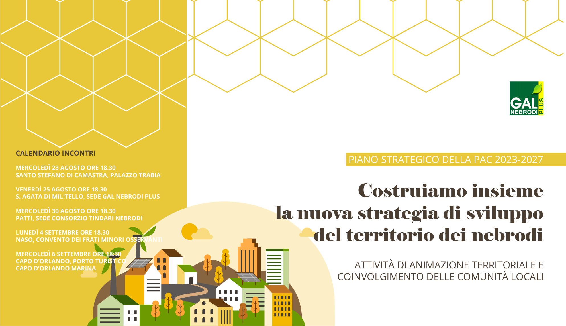 Piano Strategico della PAC (PSP) 2023-2027 – Attività di animazione territoriale e coinvolgimento delle comunità locali – Invito